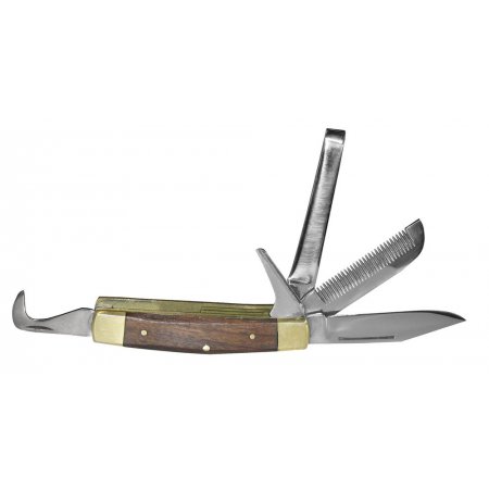 Couteau de randonneur - 8397/3 - Couteau de randonneur manche bois prix pièce par 3