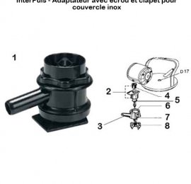 Interpuls-adaptateur-ecrou-clapet-couvercle-inox