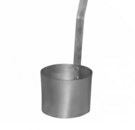 Gobelet cylindrique à queue en aluminium 1L