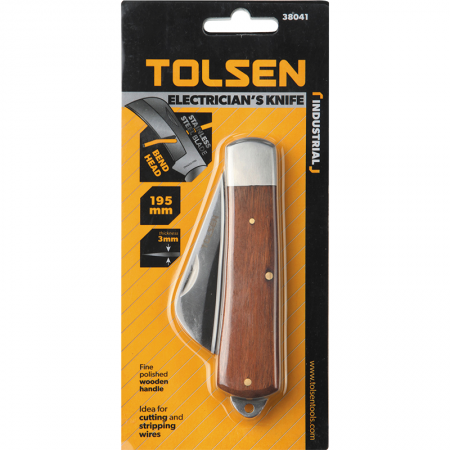 Couteau électricien Tolsen - 13449 - Couteau électricien Tolsen