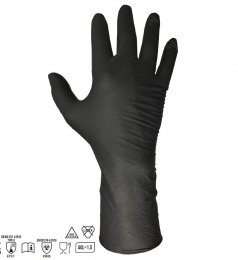 Gants nitrile noir Farm 300 - 50 gants (25 paires)