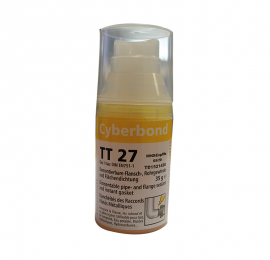 Gel étanchéité raccords filetés jaune 35g Cyberbond TT 27