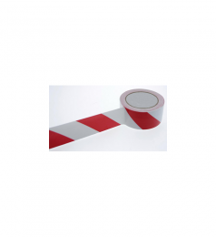 Adhésif PVC danger rouge/blanc 50mmx33m