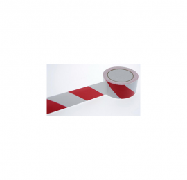 Adhésif PVC danger rouge/blanc 50mmx33m