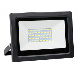 Projecteur Led extra plat noir 50W 4000LM