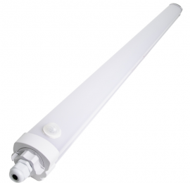 Réglette Led étanche IP65 120cm 36W 3240LM avec détecteur