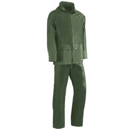 Ensemble pluie PVC vert