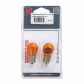 Ampoule poirette PY 12V 21W orange Hella sous blister / lot de 2 - 14909 - Ampoule poirette PY 12V 21W orange Hella sous blister / lot de 2