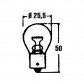 Ampoule poirette 12V 21/5W 2 filaments Hella sous blister / lot de 2 - 14911 - Ampoule poirette 12V 21/5W 2 filaments Hella sous blister / lot de 2